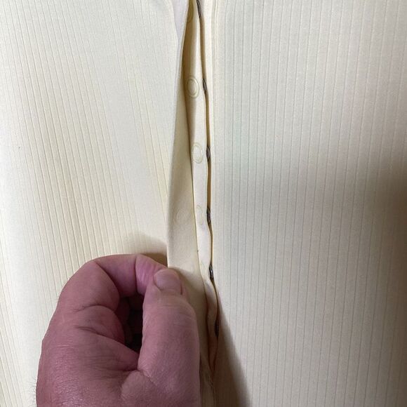 Ladies Calia‎ Carrie Underwood 1/4 snap sleeveless Top lemon Chiffon yellow 2XL - Picture 2 of 8